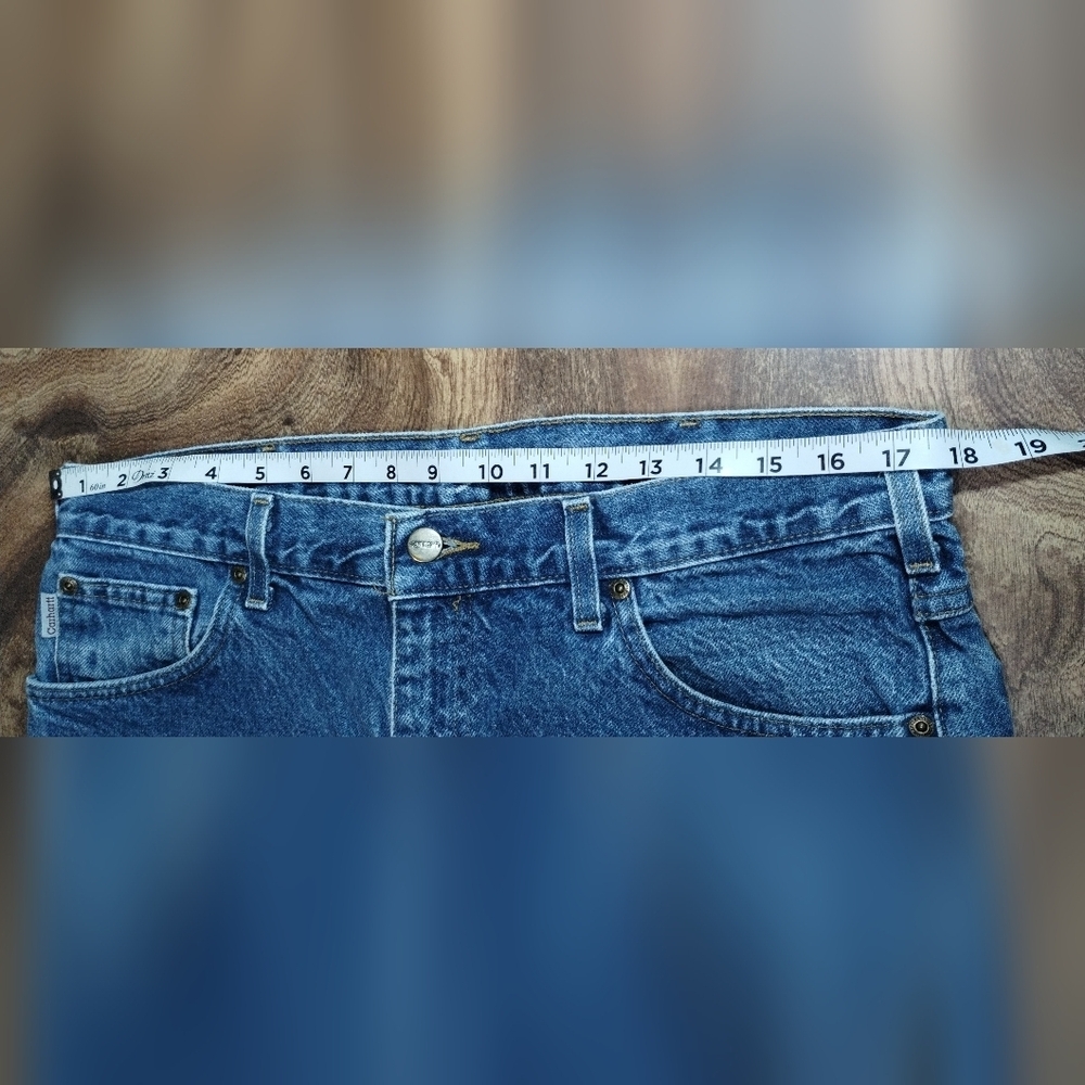 Carhartt Men's Blue Denim Jeans (36X34) - Picture 6 of 10